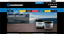 Desktop Screenshot of hagmans.se