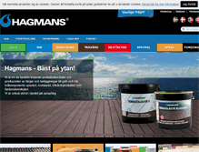 Tablet Screenshot of hagmans.se